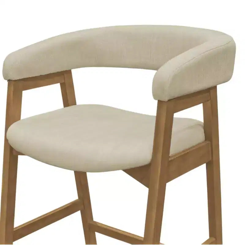 Chaises de comptoir Cove, Naturel (Lot de 2)