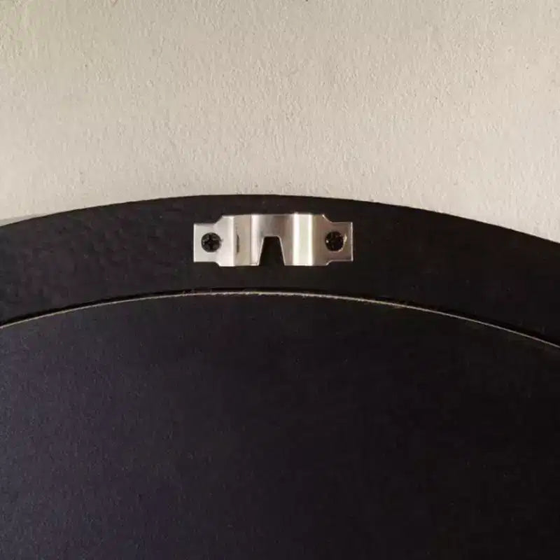 Miroir Mural Rond avec Cadre Perlé Doré Vintage pour Salon ou Chambre à Coucher