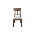 Lot de 2 chaises d'appoint Donham, marron