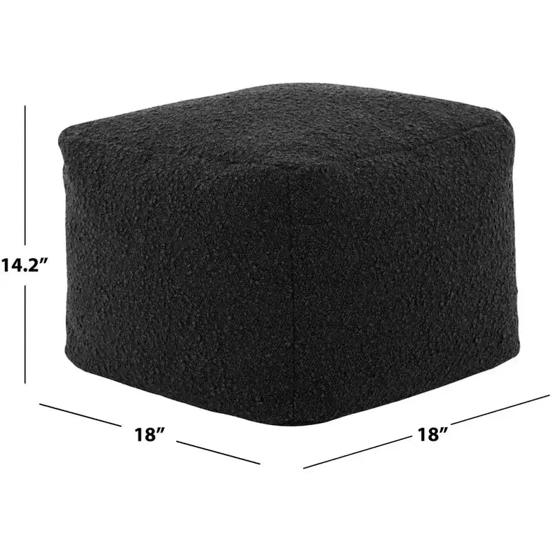 Pouf bouclé Samuels - SFV5041 - Safavieh Couture