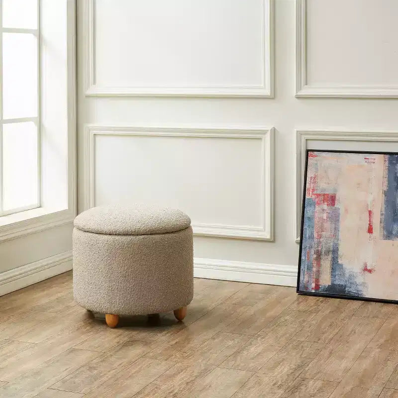 Pouf de rangement Mariabella - SFV4793 - Safavieh Couture