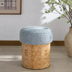 Pouf Tobianna Boucle & Burl - SFV5149 - Safavieh Couture