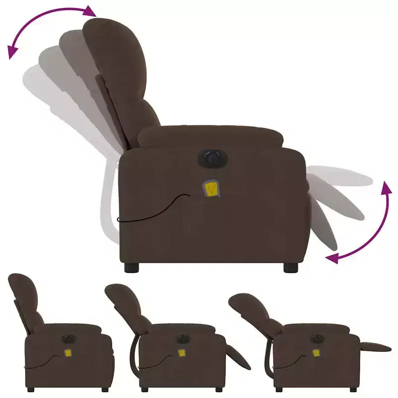 vidaXL Fauteuil inclinable de massage électrique