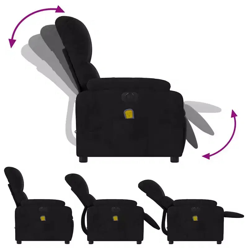 vidaXL Fauteuil inclinable de massage électrique