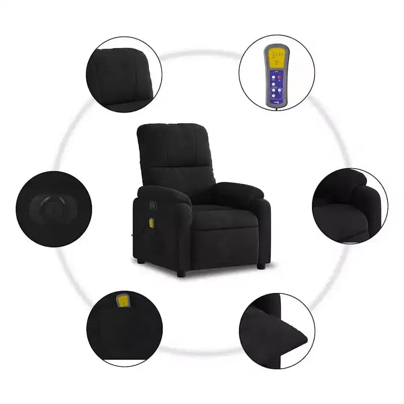 vidaXL Fauteuil inclinable de massage électrique