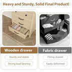 Commode à 4 tiroirs pour chambre à coucher, commode verticale de 88,4 cm de hauteur avec grand espace de rangement, commode en bois autoportante pour chambre à coucher, salon