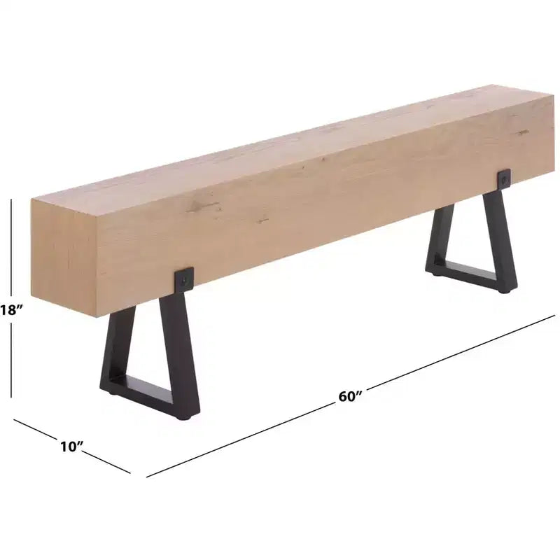 Banc Portil pieds acier - SEI
