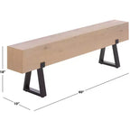 Banc Portil pieds acier - SEI