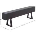 Banc Portil pieds acier - SEI