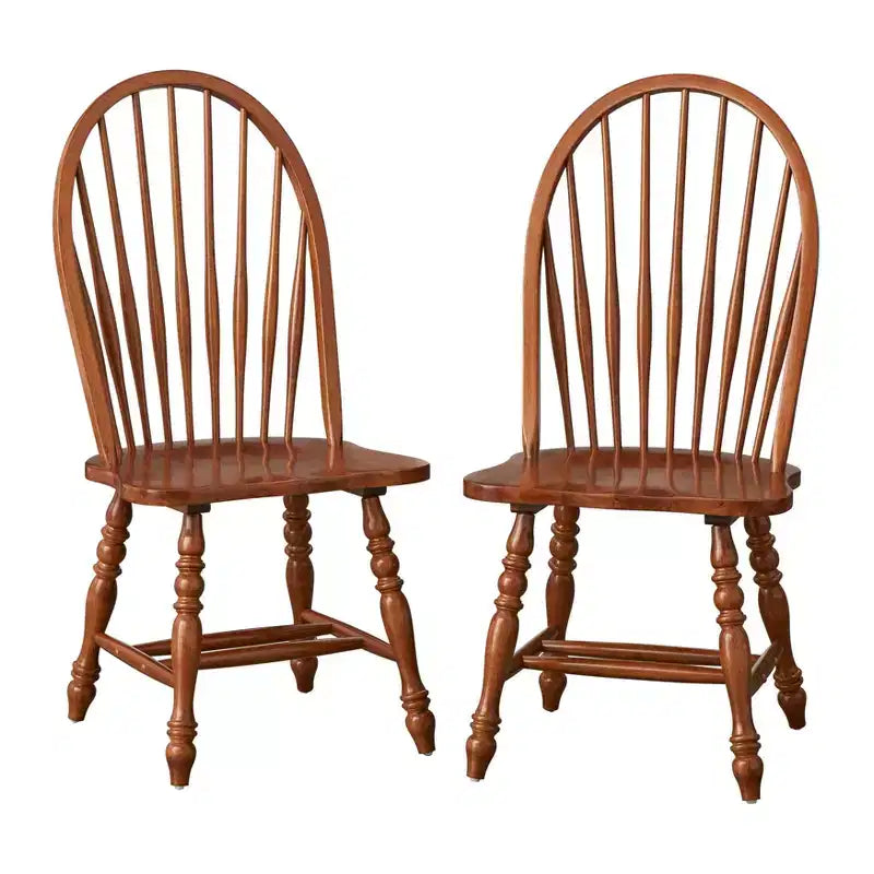 Lifestorey Lot de 2 grandes chaises de salle à manger Windsor Kingsley Farmhouse