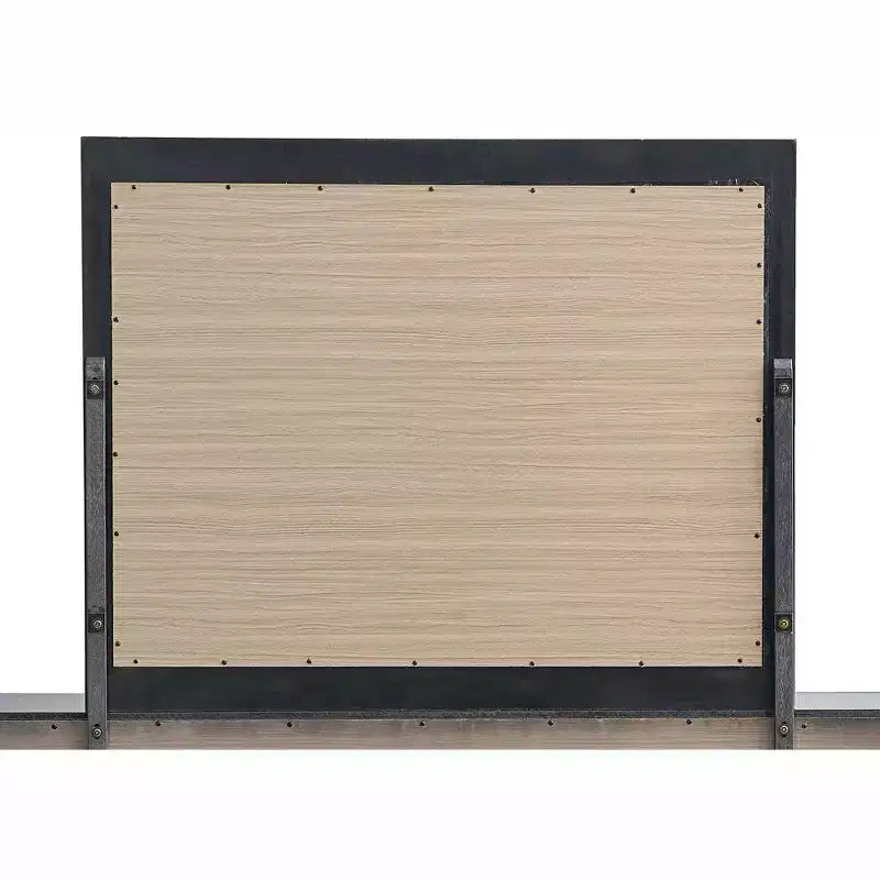 Miroir de commode Passion Furniture Wave, rectangulaire, avec cadre en bois wengé, 45 po l. x 36 po H