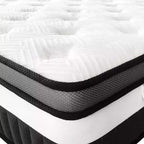 Matelas Liquidation Queen Grandeur Médium 14 po. Lit dans une boîte Blanc