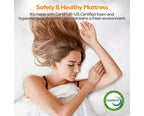 Matelas Liquidation Queen Grandeur Médium 14 po. Lit dans une boîte Blanc