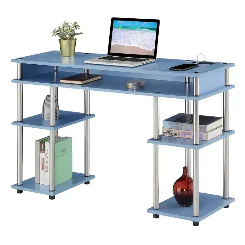 Bureaux pour enfants HomeStock avec étagère ouverte