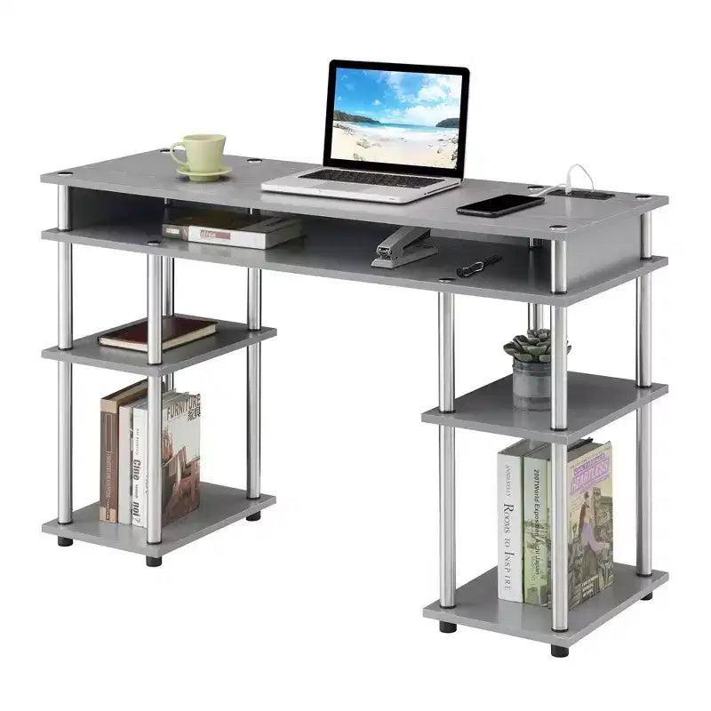Bureaux pour enfants HomeStock avec étagère ouverte