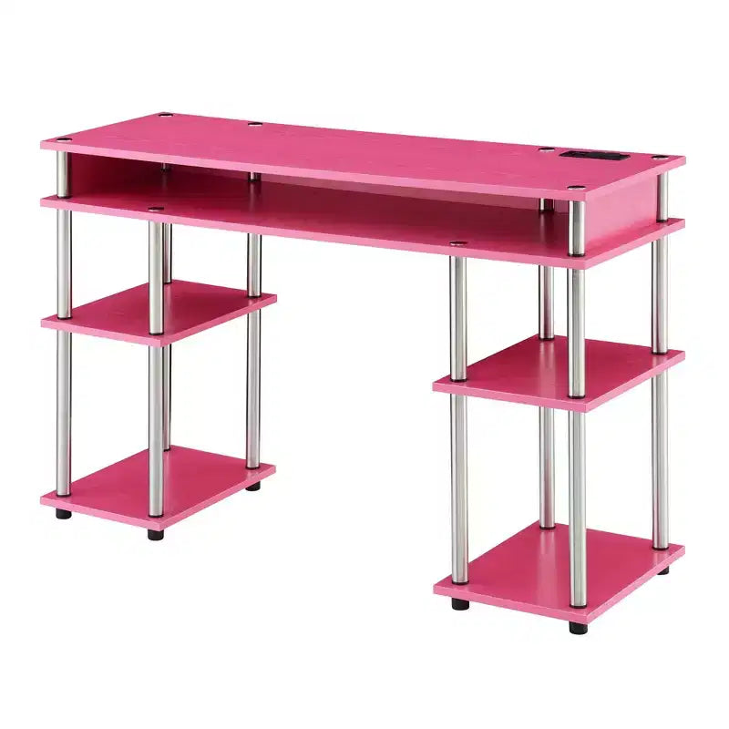 Bureaux pour enfants HomeStock avec étagère ouverte
