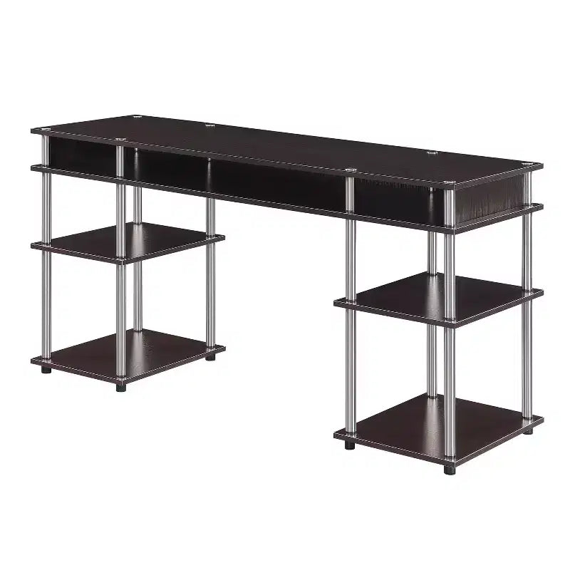 HomeStock Kids Desks with Open Storage Shelf