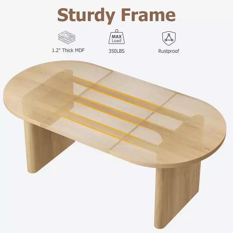 Bureau exécutif ovale, grand bureau d'ordinateur de style ferme pour bureau à domicile, poste de travail en bois pour ordinateur portable, table d'étude et d'écriture