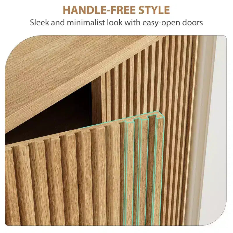 Meuble à chaussures cannelé de 41,5 po – Banc de rangement rustique à 5 niveaux avec étagères réglables pour entrée et couloir