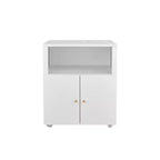 Meuble Classeur Métallique Mobile avec Portes et Serrure, Étagère Réglable, Rangement Sous Bureau, pour Maison, Bureau