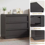 Commode moderne à 4 tiroirs pour chambre à coucher, grand rangement et design anti-basculement, petite table de chevet moderne, pour salon, chambre d'enfant, entrée