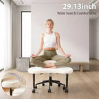 Chaise de méditation et de bureau ergonomique JIONJOY pour s'asseoir en tailleur - Pivotante à 360°, hauteur réglable, assise multiposition