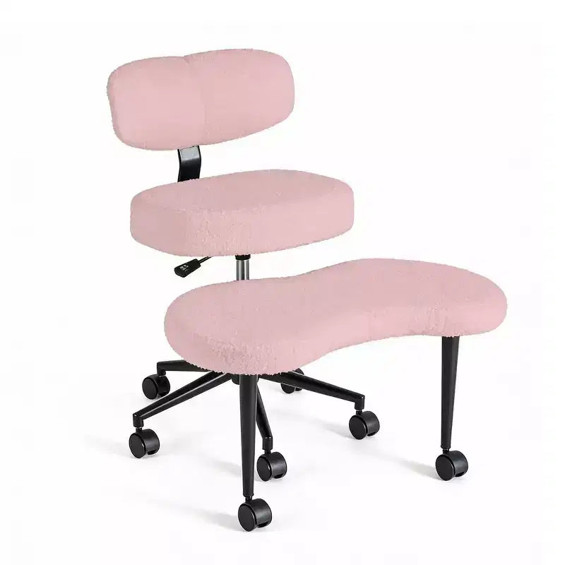 Chaise de méditation et de bureau ergonomique JIONJOY pour s'asseoir en tailleur - Pivotante à 360°, hauteur réglable, assise multiposition