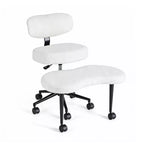 Chaise de méditation et de bureau ergonomique JIONJOY pour s'asseoir en tailleur - Pivotante à 360°, hauteur réglable, assise multiposition