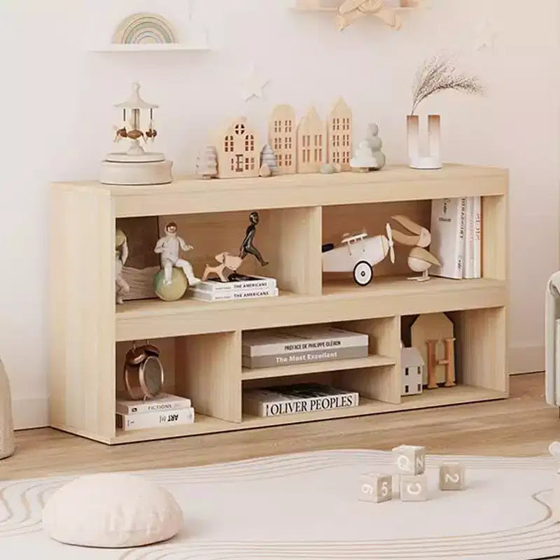 Kids Toy Storage Organizer with 5 Storage Cubbies, Toy Organizers W/Drawer, Kids Bookshelf and Toy Storage for Playroom, Bedroom, Kids Room, Classroom