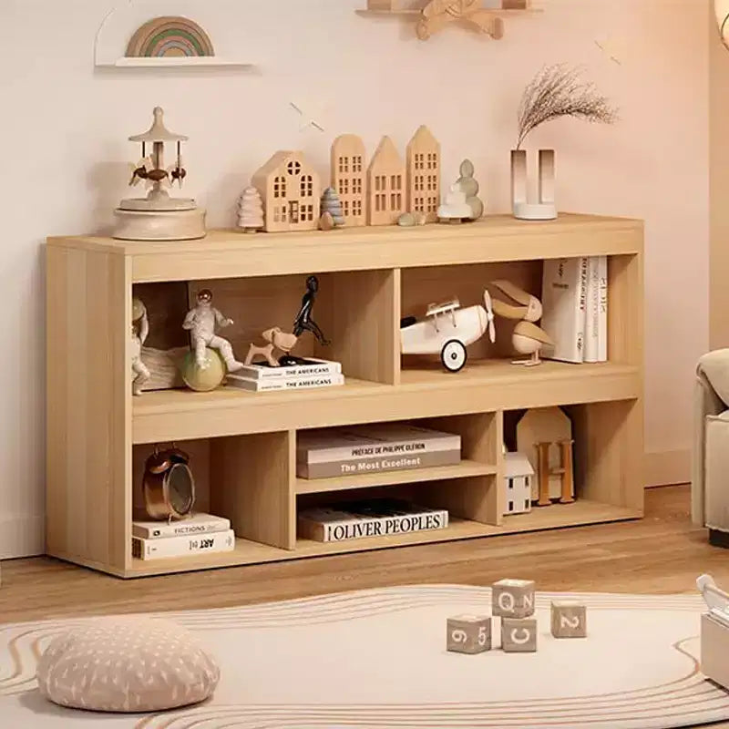 Organisateur de rangement de jouets pour enfants avec 5 casiers de rangement, organisateurs de jouets avec tiroir, étagère à livres et rangement de jouets pour salle de jeux, chambre à coucher, chambre d'enfants, salle de classe