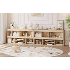 Organisateur de rangement de jouets pour enfants avec 5 casiers de rangement, organisateurs de jouets avec tiroir, étagère à livres et rangement de jouets pour salle de jeux, chambre à coucher, chambre d'enfants, salle de classe