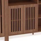 Meuble TV de Ferme avec Étagères, Meuble TV pour Téléviseurs de 70 Pouces, Étagères Réglables, Rangement, pour Salon, Chambre à Coucher
