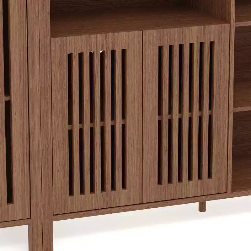 Meuble TV de Ferme avec Étagères, Meuble TV pour Téléviseurs de 70 Pouces, Étagères Réglables, Rangement, pour Salon, Chambre à Coucher