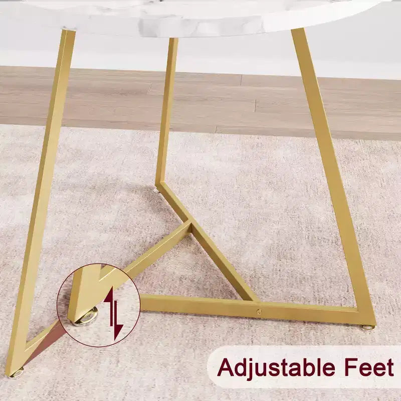 Ensemble table de cuisine ronde pour 2 personnes - Table à manger moderne avec 2 chaises, cadre en métal pour petits espaces, appartement