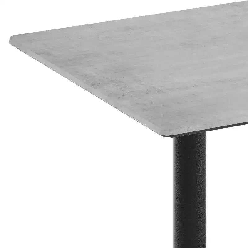 Plateau de table Flash Furniture Acadia avec technologie HPL TopGuard et pied en X à hauteur de table