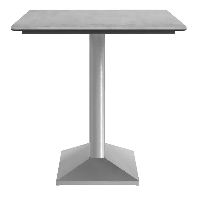 Plateau de table d'intérieur/extérieur Flash Furniture Acadia avec technologie HPL TopGuard et base de table de bistro en fonte