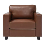 Fauteuil Christopher Knight Home Galen moderne rembourré en similicuir