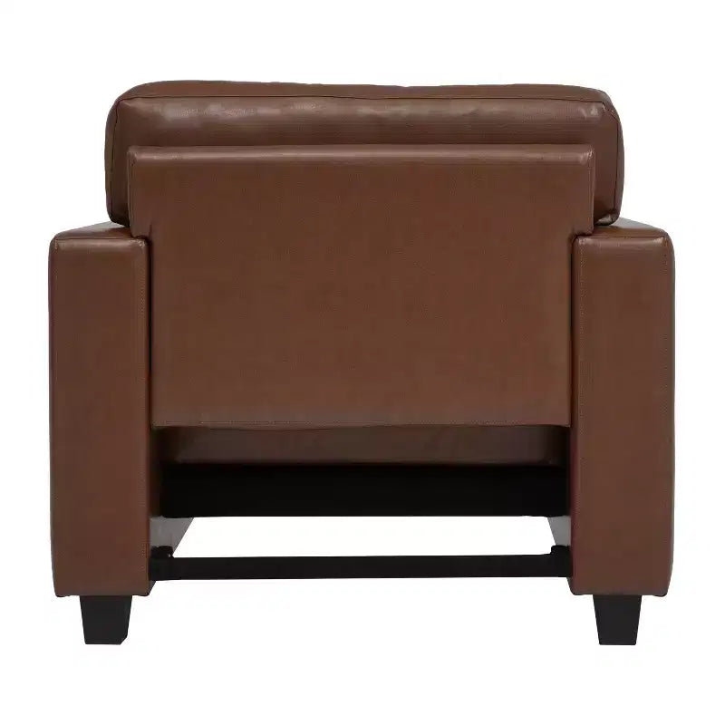 Fauteuil Christopher Knight Home Galen moderne rembourré en similicuir