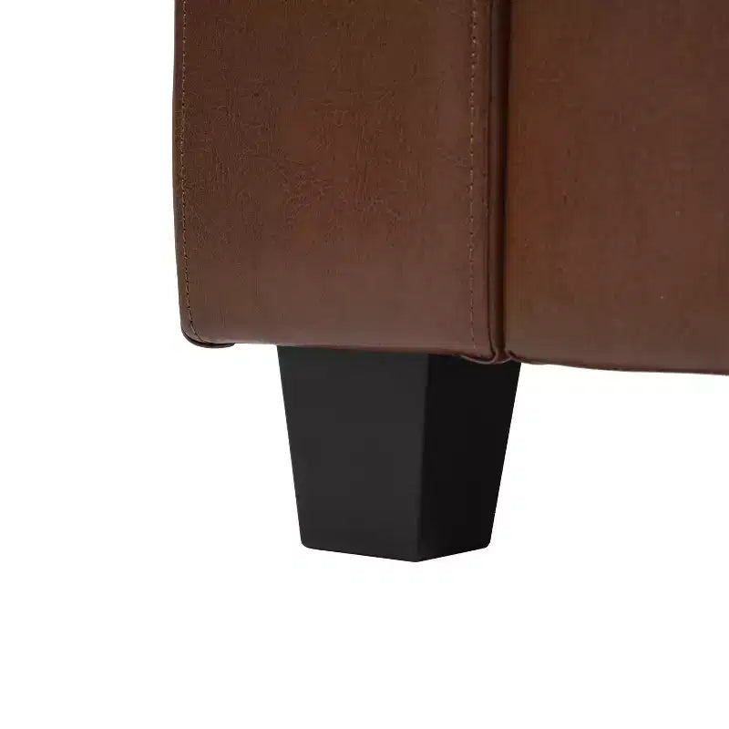 Fauteuil Christopher Knight Home Galen moderne rembourré en similicuir
