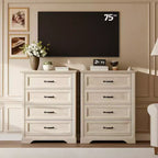 Commode de chambre à coucher, commode à 5 tiroirs, commode haute moderne, meuble de rangement à tiroirs en bois pour salon, couloir, entrée