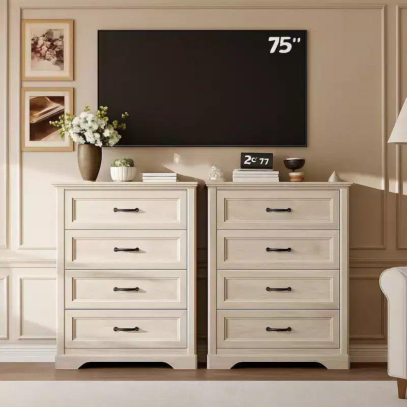 Commode de chambre à coucher, commode à 5 tiroirs, commode haute moderne, meuble de rangement à tiroirs en bois pour salon, couloir, entrée