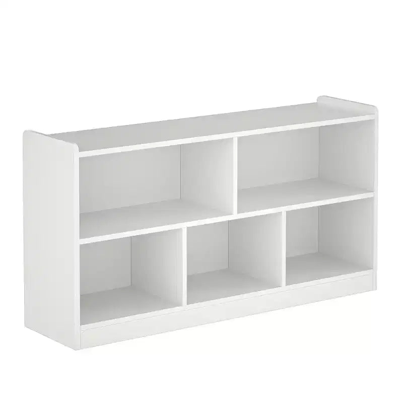 Meuble de rangement pour enfants en bois avec 5 sections, bibliothèque Montessori et organisateur de jouets pour crèche, salle de jeux, salle de classe et chambre à coucher