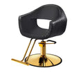 Karl Home Eye-catching Rhombus Stitch Pattern Extra Wide Seat Hair Stylist Salon Chair