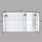 Armoire à pharmacie encadrée Catressa 48 po L x 28 po H avec miroir réglable