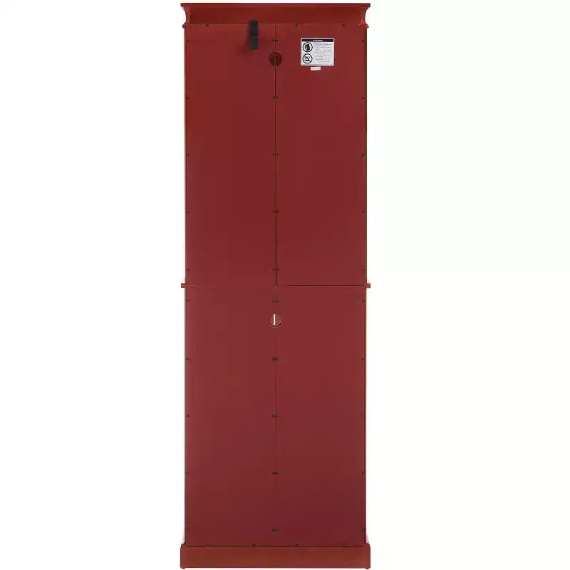 MAYEERTY Meuble de cuisine pour ustensiles MDF+Placage Bois 1 Porte Range-ustensiles Intégré