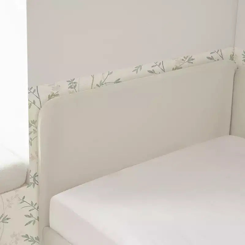 Lit de repos double/grand format, cadre de lit plateforme en velours avec 2 tiroirs, canapé-lit réglable - ModernLuxe