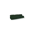 Meridian Furniture Ames Green Boucle Fabric Modular Sofa