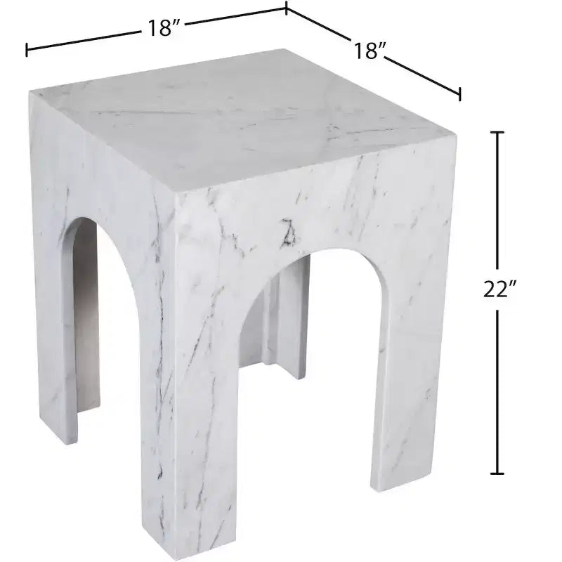 Meridian Furniture Table d'appoint Palermo