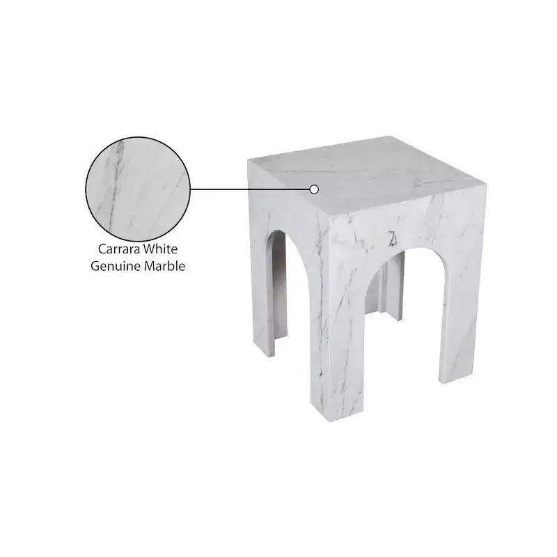 Meridian Furniture Table d'appoint Palermo
