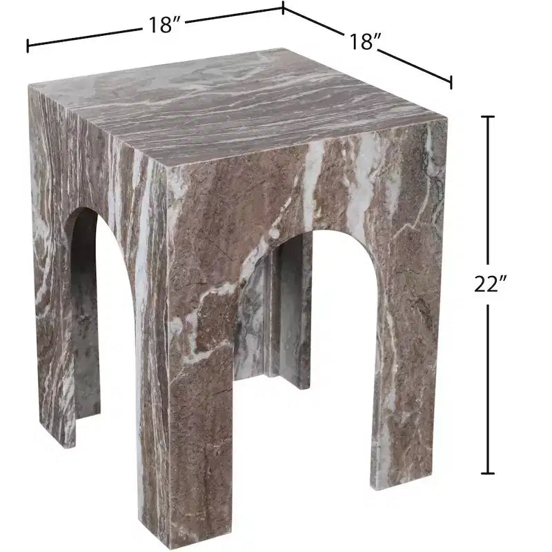 Meridian Furniture Table d'appoint Palermo